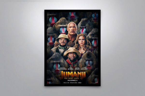 Jumanji: The Next Level - Signed Poster + COA