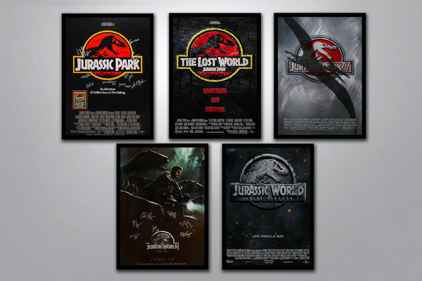 Jurassic Park Autographed Poster Collection