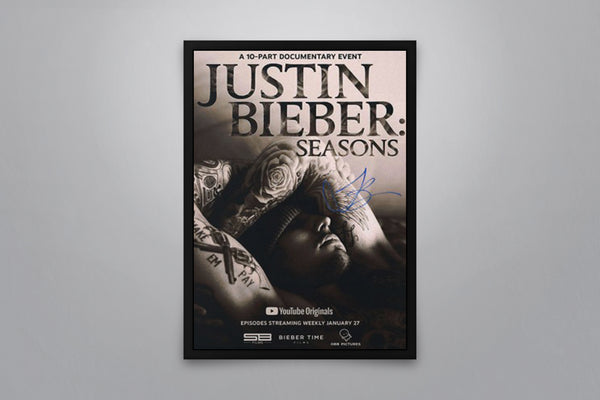 Justin Bieber: Seasons - Signed Poster + COA