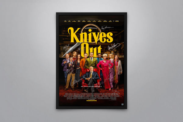 Knives Out - Signed Poster + COA