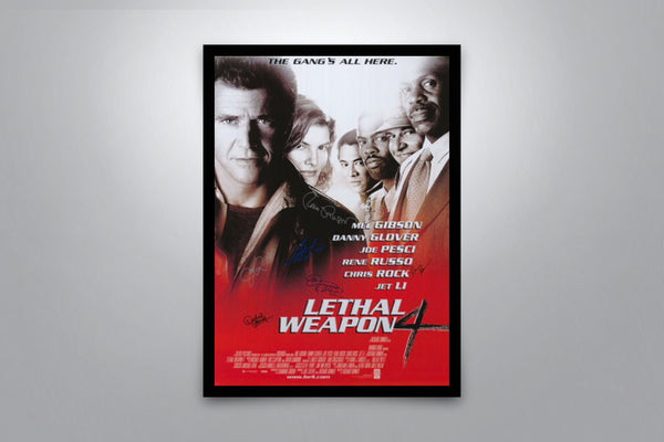 Lethal Weapon 4 - Signed Poster + COA