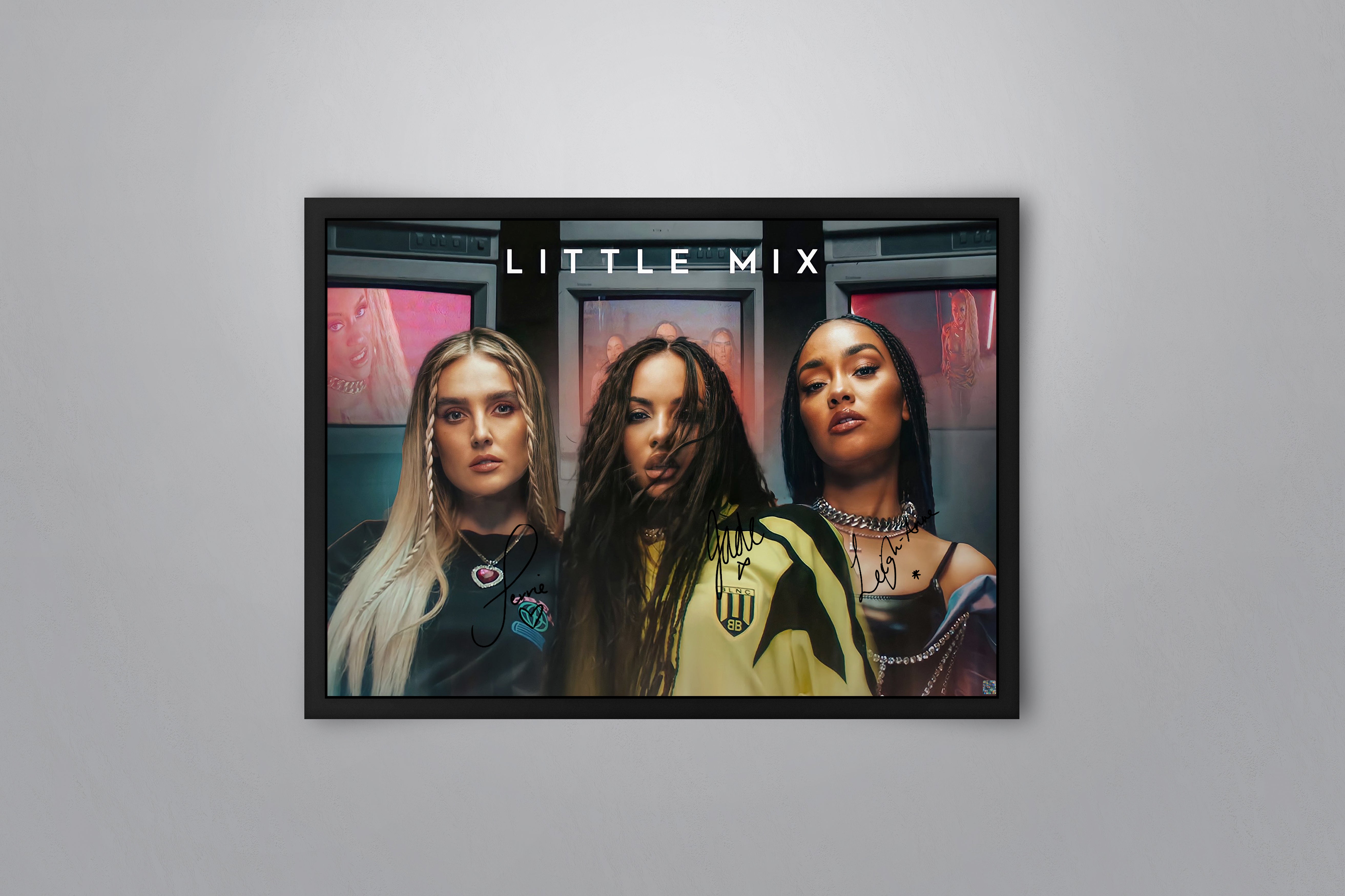 little mix signed poster