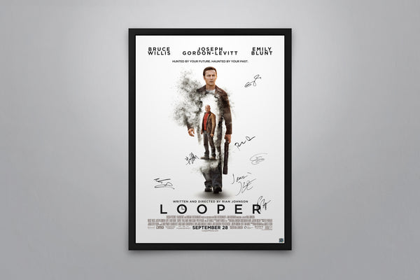 Looper Signed Poster with COA