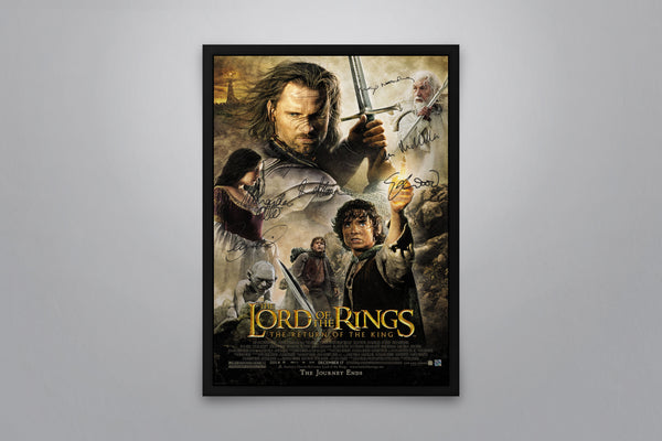 Lord of the Rings Autographed Poster Collection