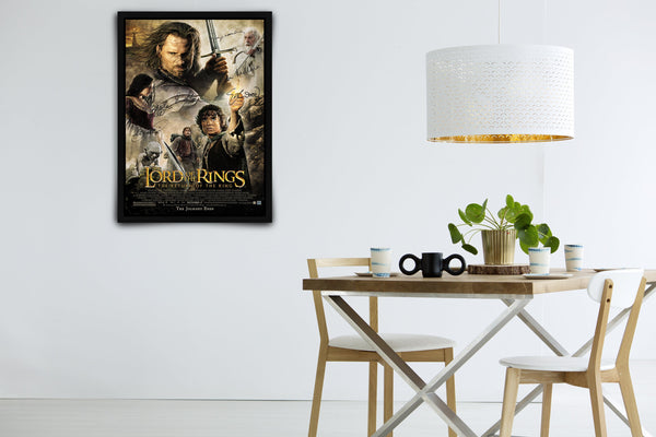 LORD OF THE RINGS: The Return of the King - Signed Poster + COA