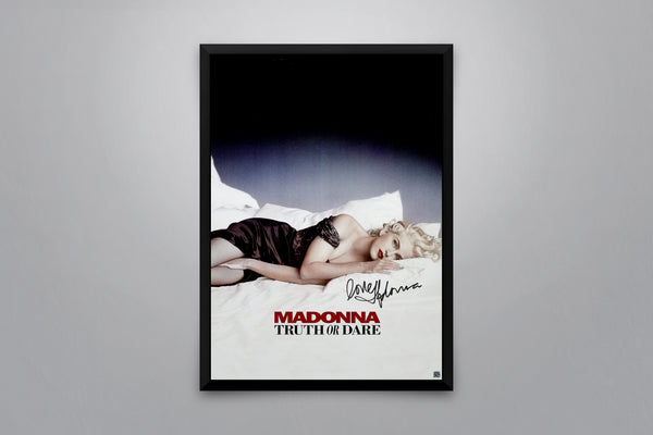 Madonna: Truth or Dare - Signed Poster + COA
