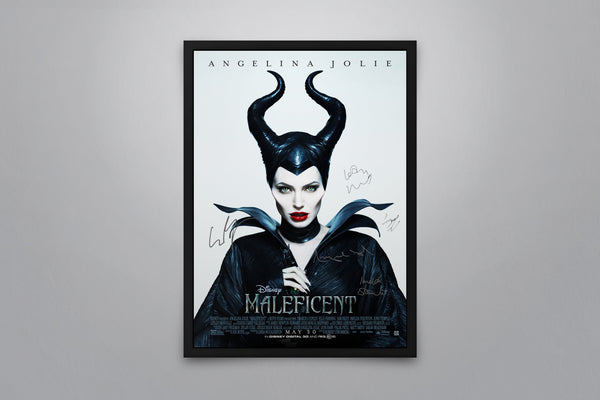 Maleficent Signed Poster with COA
