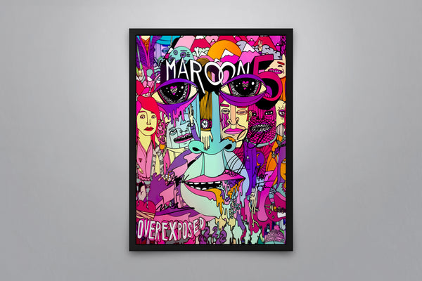 Maroon 5: Overexposed - Signed Poster + COA