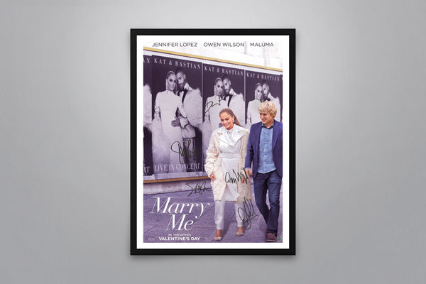 Marry Me - Signed Poster + COA