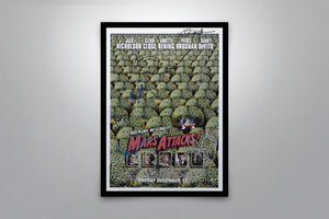 Mars Attacks - Signed Poster + COA