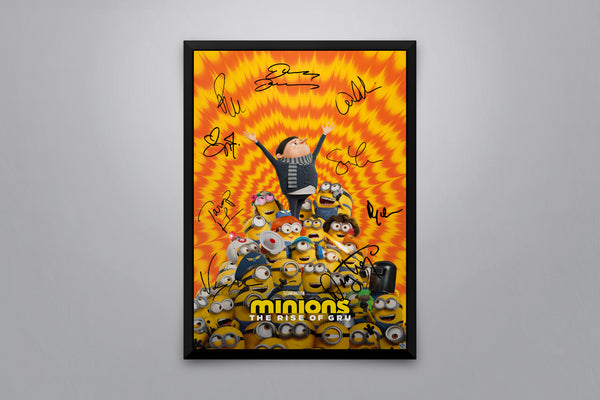 Minions: The Rise of Gru - Signed Poster + COA