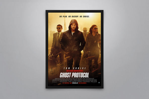 Mission: Impossible - Ghost Protocol - Signed Poster + COA