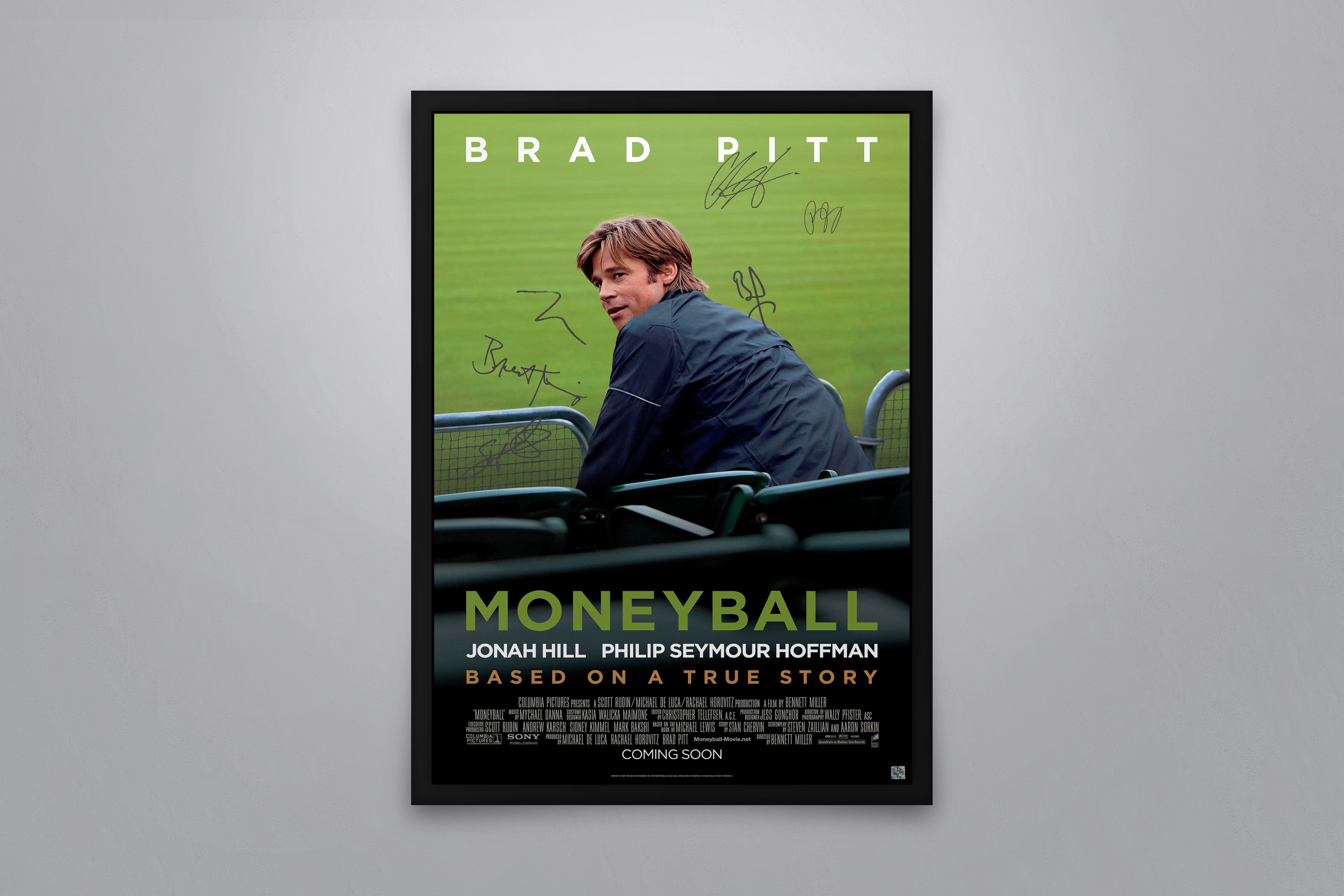 Jonah hill high quality signed autographed moneyball photo