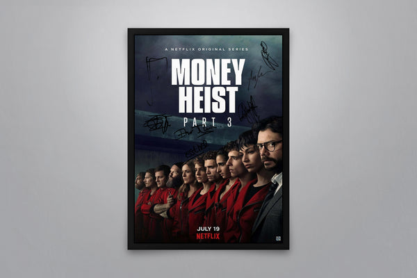 Money Heist -  Signed Poster + COA