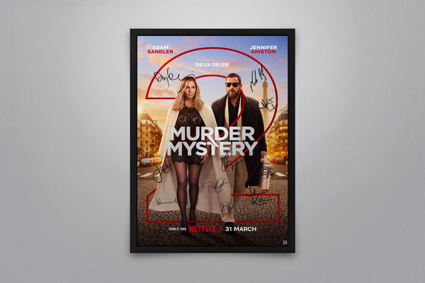 Murder Mystery 2 - Signed Poster + COA