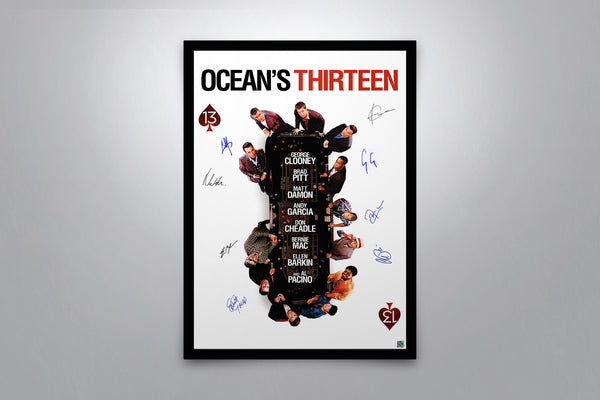 Ocean's Thirteen - Signed Poster + COA