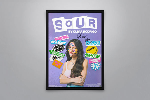 Olivia Rodrigo Signed Poster with COA