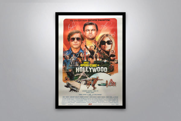 Once Upon A Time In Hollywood - Signed Poster + COA