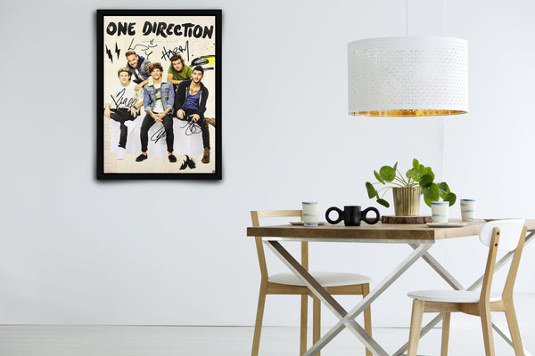 One Direction - Signed Poster + COA