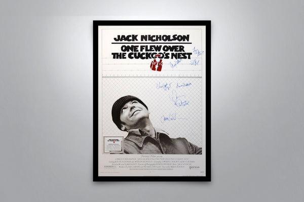 ONE FLEW OVER THE CUCKOO'S NEST - Signed Poster + COA