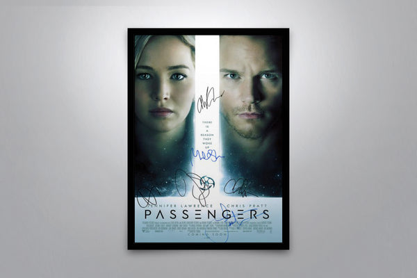 Passengers - Signed Poster + COA