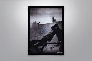 Pearl Jam: The Broadcasts 1992 - Signed Poster + COA