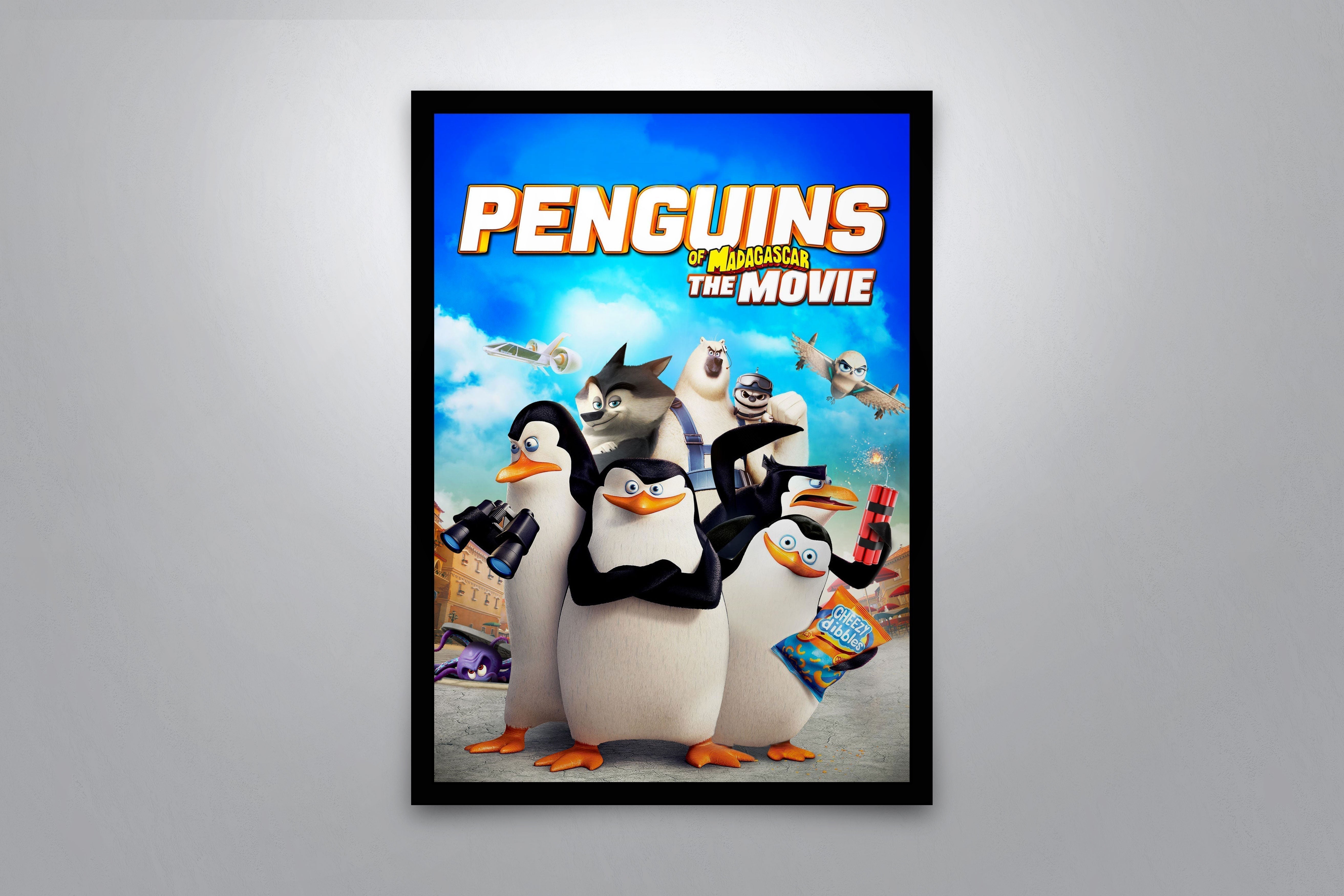 Penguins Of Madagascar Signed Poster COA Poster Memorabilia Penguins Of Madagascar Signed Poster COA Poster Memorabilia