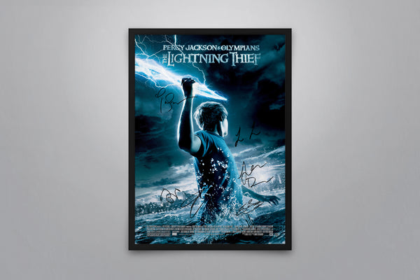 Percy Jackson & The Olympians: The Lightning Thief - Signed Poster + COA