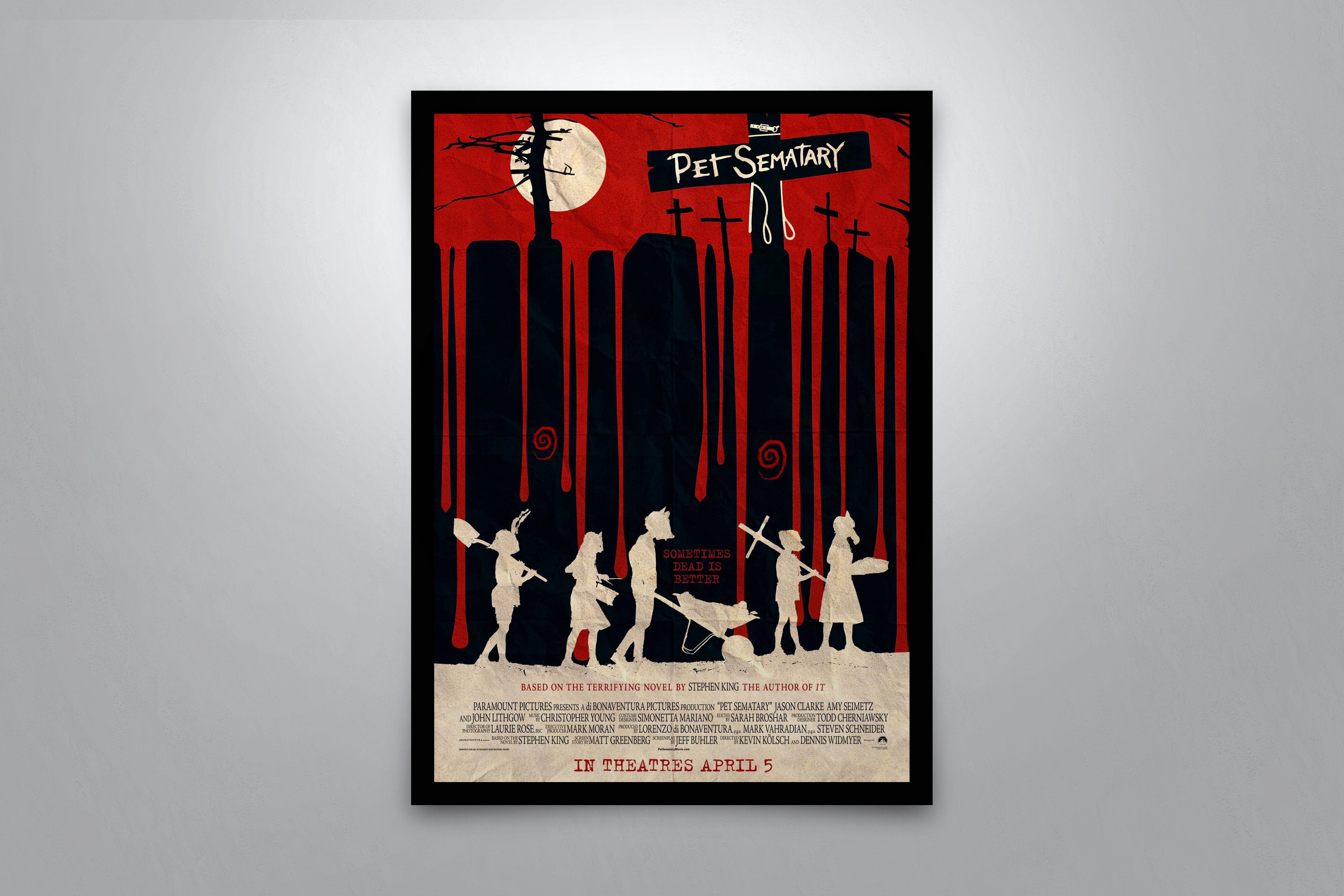 Pet Sematary Signed Poster with COA