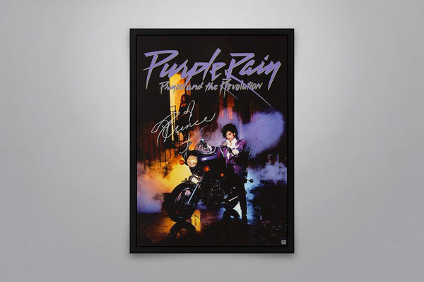 Prince: Purple Rain - Signed Poster + COA