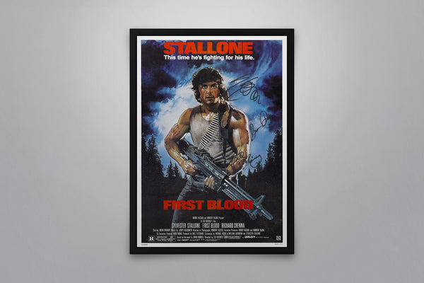 First Blood - Signed Poster + COA