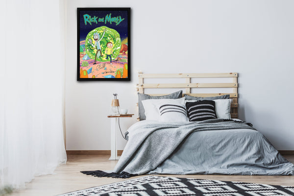 Rick and Morty -  Signed Poster + COA