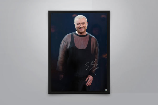 Sam Smith Signed Poster with COA