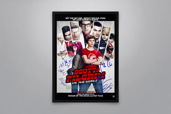 Scott Pilgrim vs the World - Signed Poster + COA