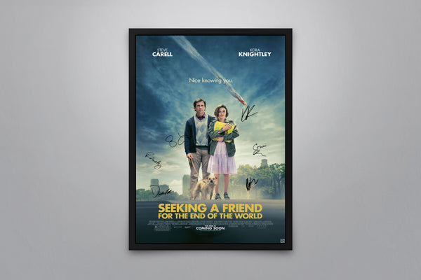 Seeking a Friend for the End of the World - Signed Poster + COA
