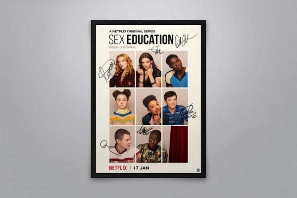 Sex Education - Signed Poster + COA