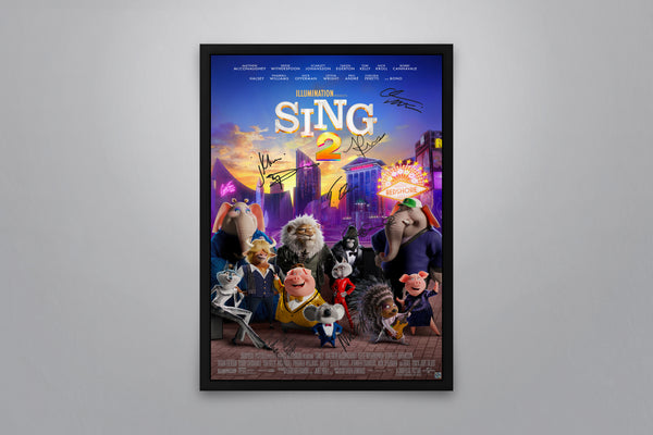 Sing 2 - Authentic Signed Poster + COA