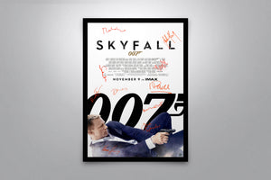 JAMES BOND: Skyfall - Signed Poster + COA