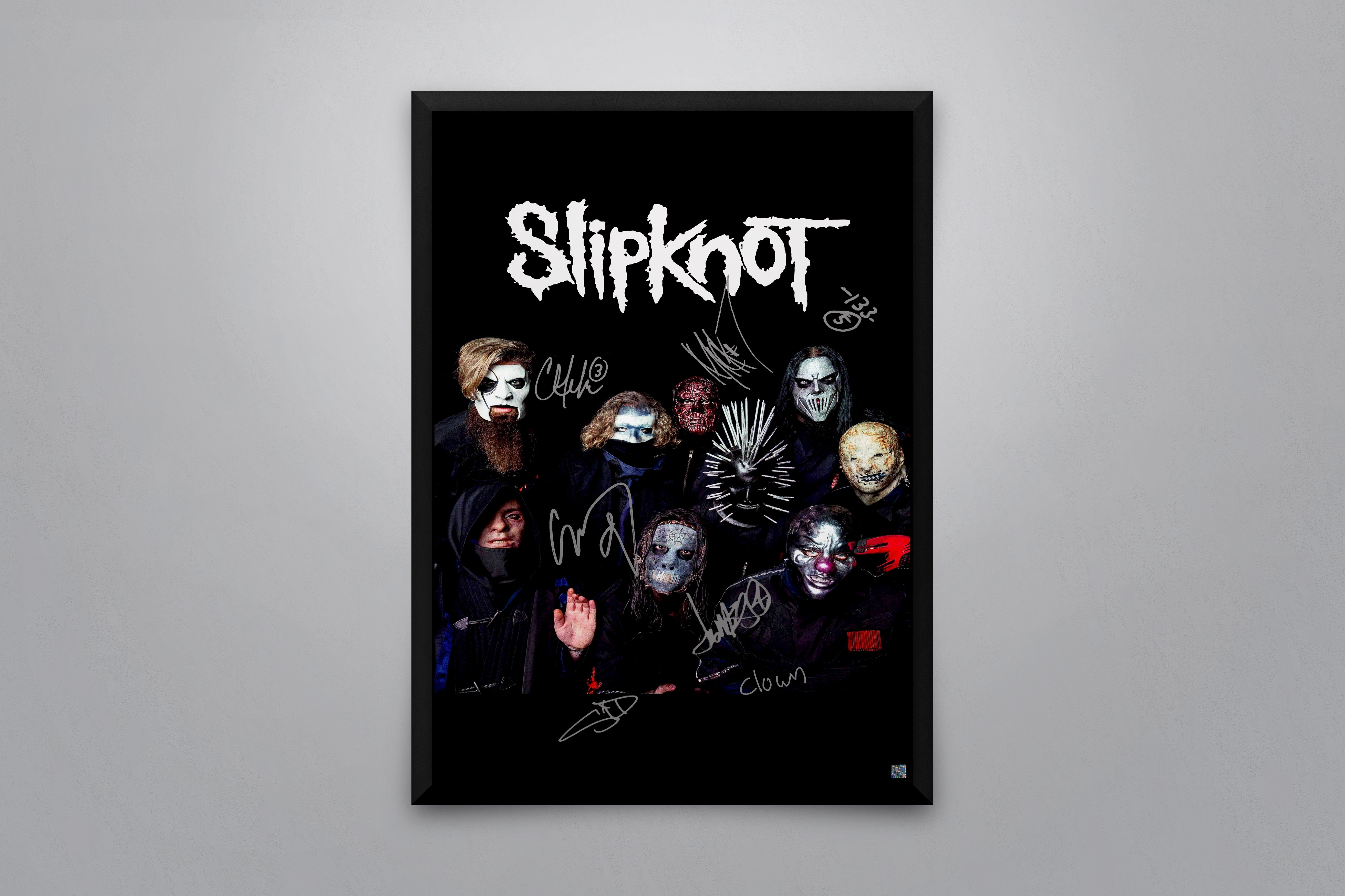 Slipknot Signed Poster with COA