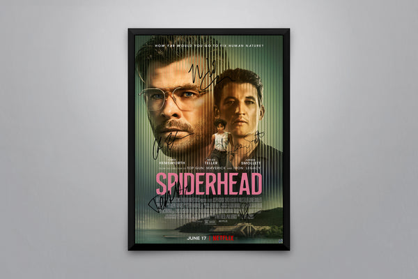 Spiderhead - Signed Poster + COA