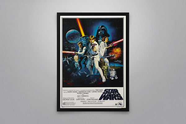 Star Wars: Episode IV - A New Hope - Signed Poster + COA