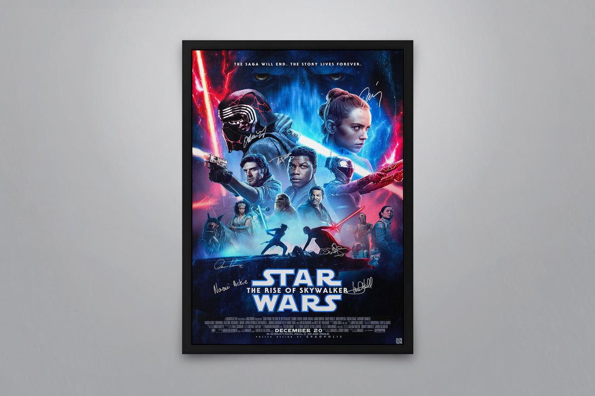 Star Wars: The Rise of Skywalker - Signed Poster + COA