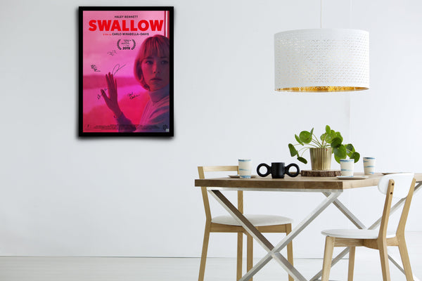 Swallow Signed Poster with COA