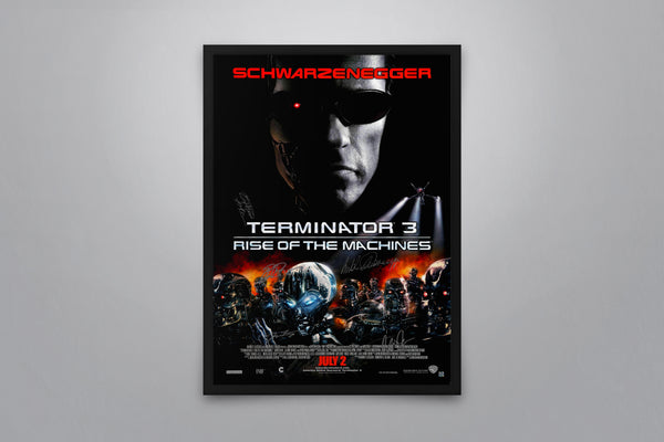 TERMINATOR 3: Rise of the Machines - Signed Poster + COA