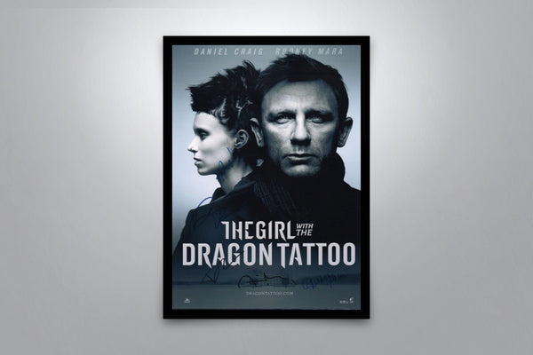 The Girl With The Dragon Tattoo - Signed Poster + COA