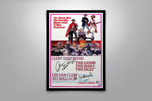 THE GOOD, THE BAD & THE UGLY - Signed Poster + COA