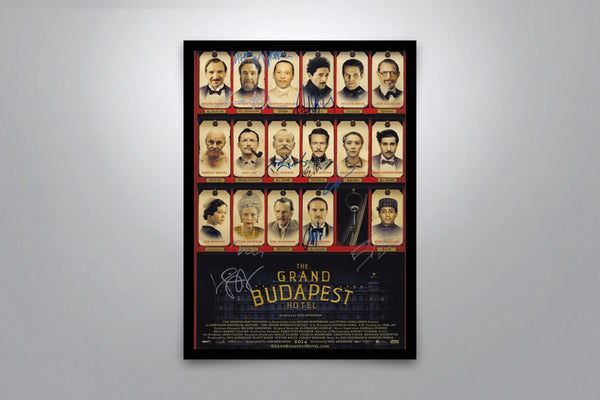 The Grand Budapest Hotel - Signed Poster + COA
