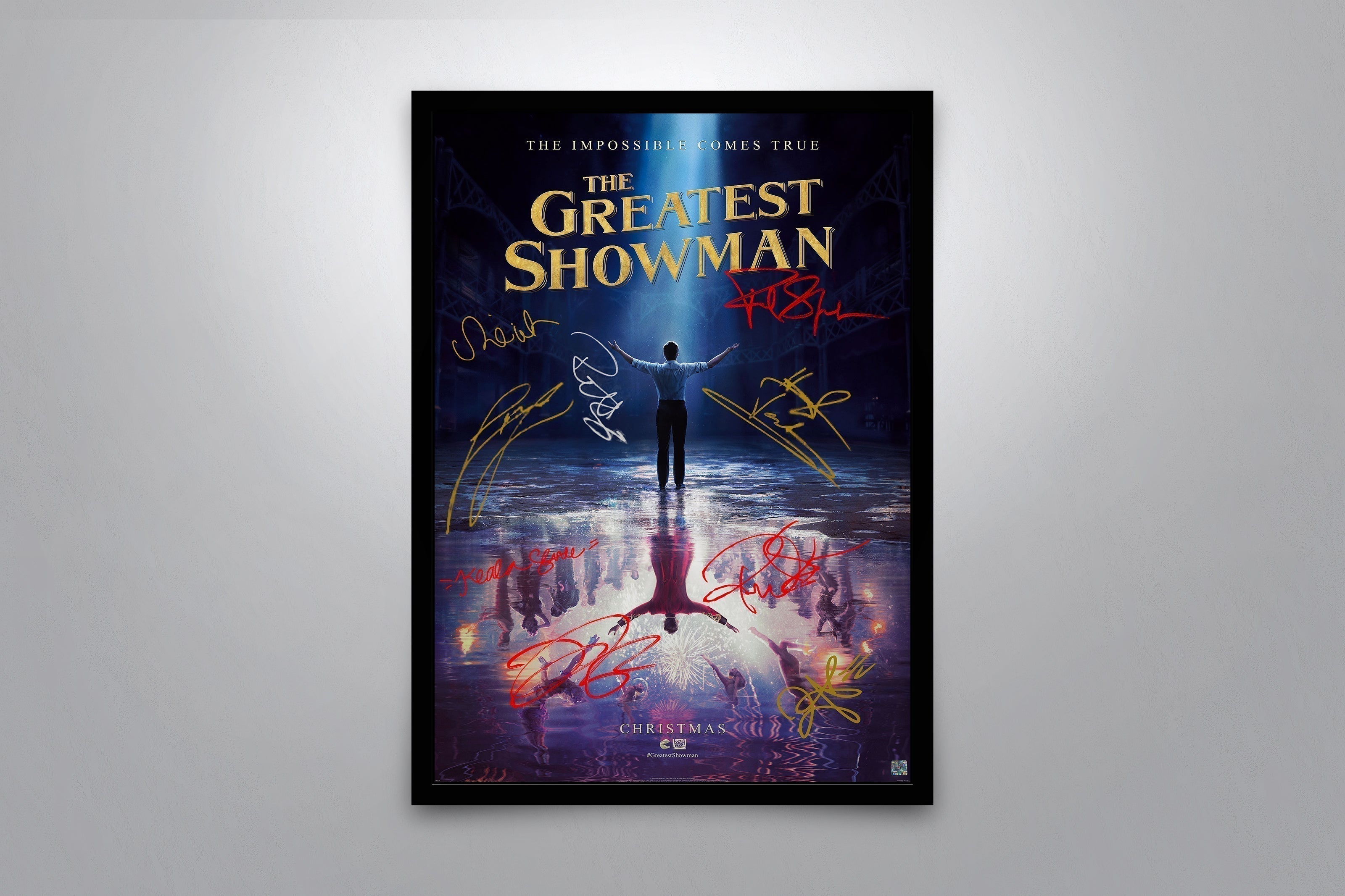 The Greatest Showman Signed Poster COA the-greatest-showman-signed-poster-coa