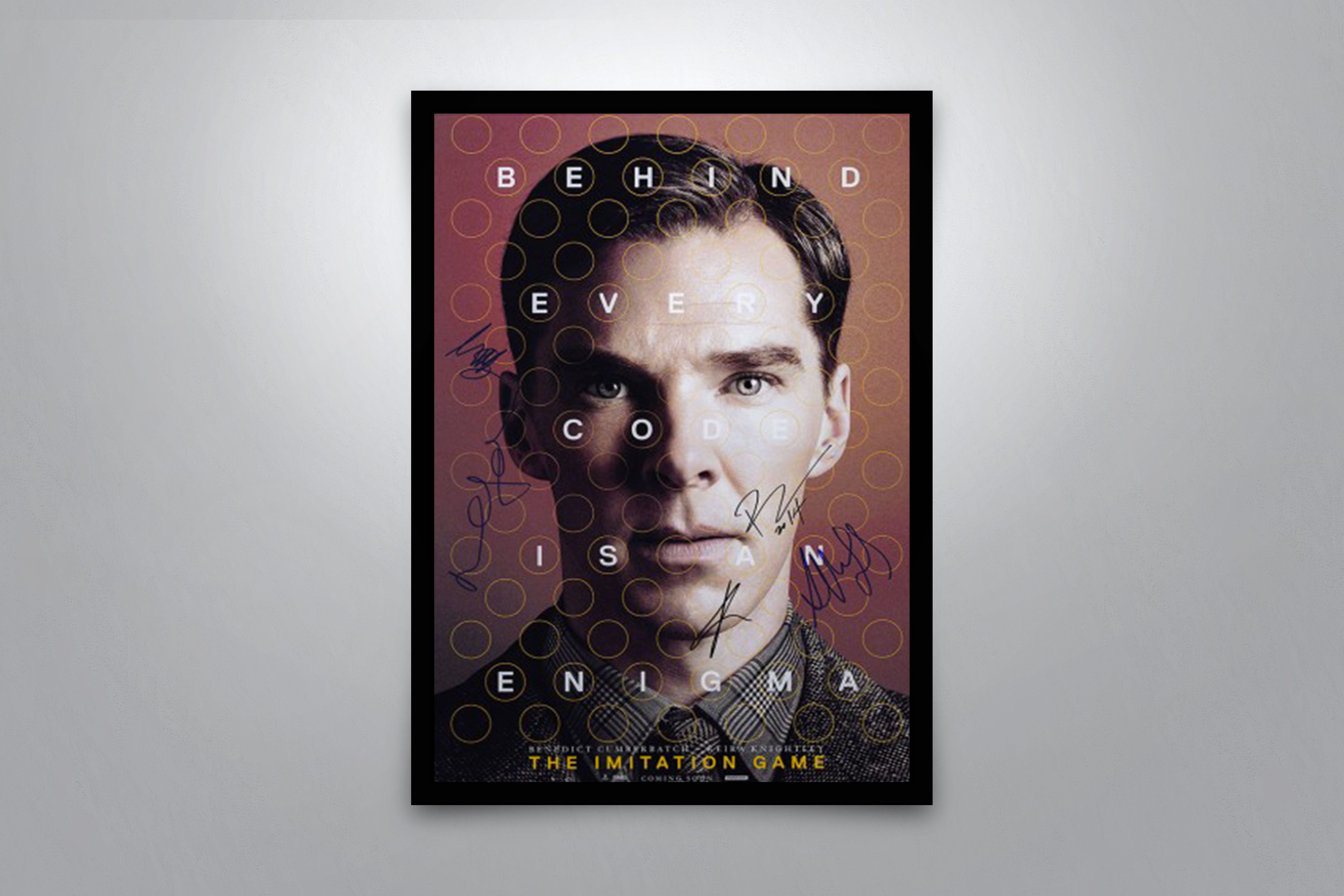 The Imitation Game Signed Poster with COA