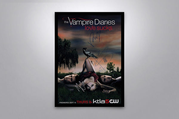 The Vampire Diaries - Signed Poster + COA